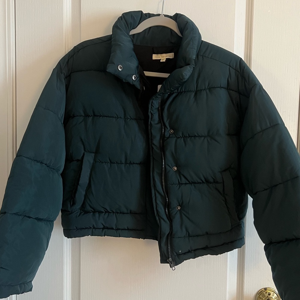 Pacsun crop puffer jacket
